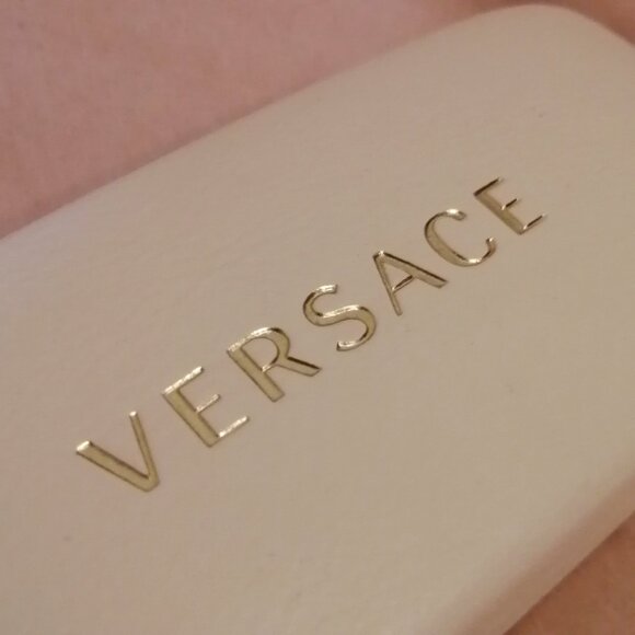 Versace Hardshell Leather Eyewear Case - Picture 1 of 4